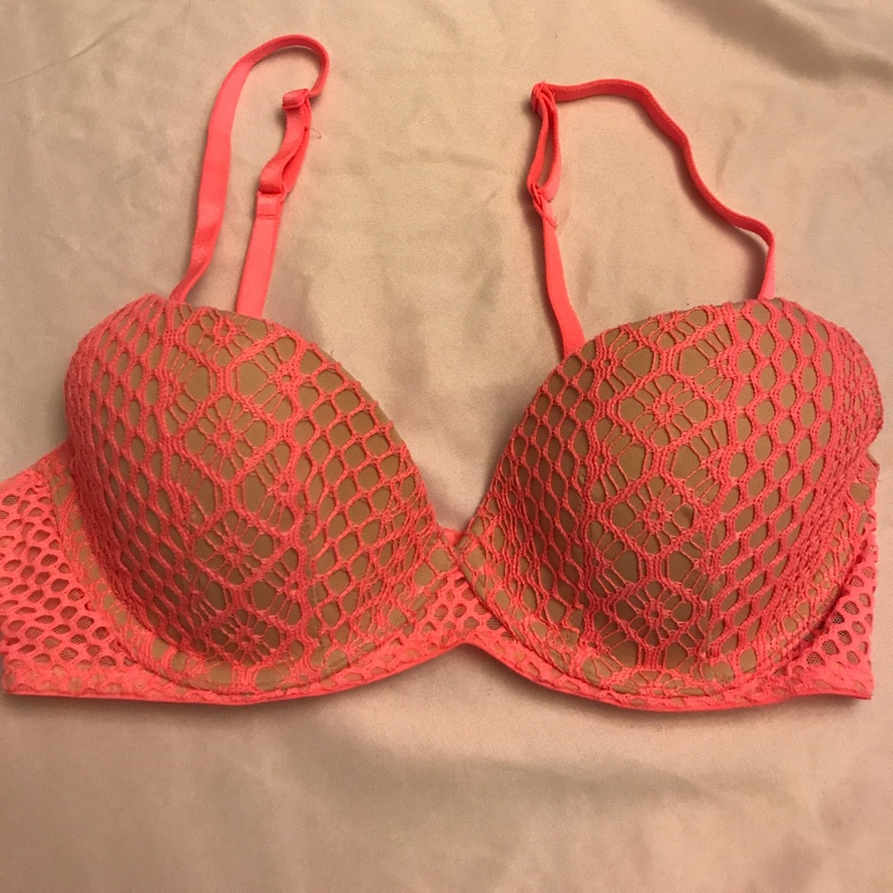 Victoria's Secret bright pink bra